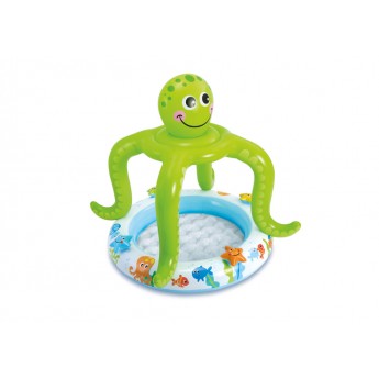 Детский надувной бассейн INTEX 57115 102х104 см "Осьминожка" 45 л, от 1 до 3 лет, надувное дно Детский надувной бассейн INTEX 57115 102х104 см "Осьминожка" 45 л, от 1 до 3 лет, надувное дно