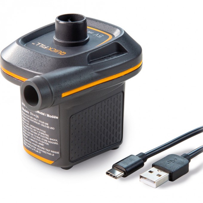 Насос электрический INTEX USB 5V "Mini Quick-Fill", насадки в комплекте 66635 Насос электрический INTEX USB 5V "Mini Quick-Fill", насадки в комплекте 66635